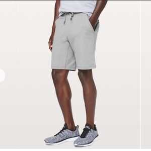 Lululemon City Sweat Short *9.5" in Heathered Core Dark Grey